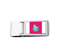 Mother Day Love Great Art Deco Fashion Slim Money Clip Stainless Holder Pocket Wallet