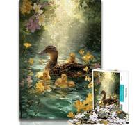 Mother Duck 1000 Piece Jigsaw Puzzles for Teenagers,Decompressing Intellectual Educational Toy Great Gifts And Toys (38x26cm)