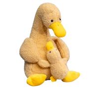 Mother Duckling Toy - Stuffed Animal Duck Doll, Soft Cartoon Parent Child | Reliable Ultra Soft Floppy Cuddly Friend Comforting Sleep Aid, Adorable Nursery Room & Bedroom Decor For Children