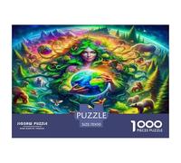 Mother Earth 1000 Piece Nature Jigsaw Puzzles for Adults And Kids Family Puzzle Educational Games 1000 Pieces Stress Reliever Birthday Gifts 70x50cm/1000pcs