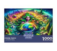 Mother Earth 1000 Piece Nature Jigsaw Puzzles for Adults And Kids Family Puzzle Educational Games 1000 Pieces Beautiful Decoration Puzzle Challenge High Difficulty 38x26cm/1000pcs