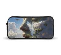 Mother Earth Cosmetic Bag Makeup Organizer Pencil Case Large Capacity Pouch for Travel