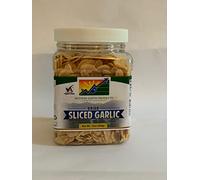 Mother Earth Products Dried Garlic (Sliced), (One Full Quart Plastic Jar)