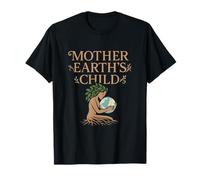 Mother Earth’s Child Nature Connection Eco novelty Design T-Shirt