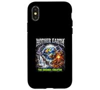 Mother Earth The Original Creator Retro 90s Bootleg Rap Case for iPhone X/XS