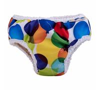 Mother-ease Big Kid Training Pants, Leak-Proof Protection, Natural Cotton, Trim Fitting, Unisex (Poppop, S)