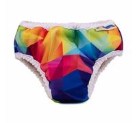 Mother-ease Big Kid Training Pants, Leak-Proof Protection, Natural Cotton, Trim Fitting, Unisex (Prism, S)