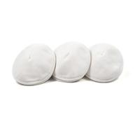 Mother-ease Stay Dry Breast Pads, Pack of 3, Reusable and Washable, White
