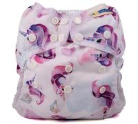 Mother-ease Wizard Uno Staydry All-in-One Reusable Nappy, One Size 8-35lbs/3.6-15.8kg, Ultra Slim, Multiple Colours Available (Dream)