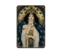 Mother Goddess of Marriage Retro Poster Metal Tin Sign Chic Art Retro Iron Painting Bar People Cave Cafe Family Garage Poster Wall Decoration 8x12inch(20x30cm)