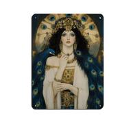 Mother Goddess of Marriage Retro Poster Metal Tin Sign Chic Art Retro Iron Painting Bar People Cave Cafe Family Garage Poster Wall Decoration 12x16inch(30x40cm)