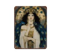 Mother Goddess of Marriage Retro Poster Metal Tin Sign Chic Art Retro Iron Painting Bar People Cave Cafe Family Garage Poster Wall Decoration 12x16inch(30x40cm)