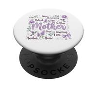 Mother Grace Nurturing Hummingbird Botanical Art PopSockets Adhesive PopGrip