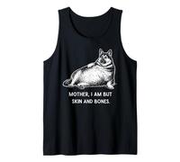 Mother I Am But Skin and Bones Funny German Shepherd Lover Tank Top