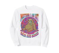 Mother I Am But Skin and Bones Funny Sloth Mom Sloth Lover Sweatshirt