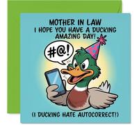 Mother in Law Birthday Card, Ducking Amazing
