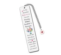 Mother-in-Law Bookmarks Mothers Day Gifts Women Mummy Birthday Keepsake Appreciate Mother-in-Love Bookmarker Thank You Personalised Mom Christmas Present You are Amazing Brilliant Beautiful Awesome