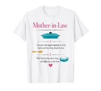Mother-in-Law Definition Expert Opinions Food Mothers Day T-Shirt