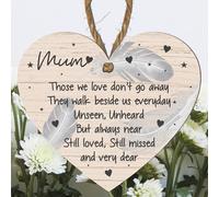 Mother in Law | Mum | Mummy | Step Mum Memorial Plaque - ‘Those We Love Don’t Go Away’ - Remembrance - Bereavement Gift for Loss of Loved One (Mum, Medium: 15 cm (H) × 13 cm (W))