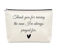 Mother in Law Thank You Gifts Makeup Bag for Mother in Law Bonus Mom New Mum Gifts Wedding Mothers Day Christmas Birthday Present for Future Mum Stepmother Mom of The Groom Gift Cosmetic Bag