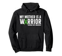Mother Is A Warrior Cerebral Palsy Syndrome Awareness Green Pullover Hoodie