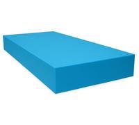MOTHER LAND High Density Blue Firm Upholstery Foam - Cut to Size Foam for Sofa Seat Replacement, Bench Cushions, Campervans & DIY Upholstery - UK Made (80 x 30 inches, 4" (~10 cm) Thick)