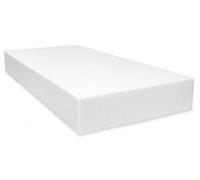 MOTHER LAND High Density White Firm Upholstery Foam Sheet - Cut to Size Sofa Seat Cushion Replacement Foam for Chairs, Benches & Campervans (80 x 45 inches, 2" (~5 cm) Thick)