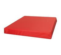 MOTHER LAND Wheelchair Cushion Seat Cushion | Coccyx, Sciatica & Tailbone Pain Relief Cushion | Seat Pad Ideal for Office, Kitchen Wheelchairs and Auto | (RED, 18 x 18 Inch Seat, 4 Inch Thick)