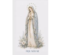 Mother Mary Pray With Me: Mother Mary Devotional Journal: Catholic Prayer Book with 50+ Biblical Passages and Marian Reflections
