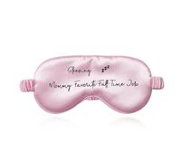Mother Mom Birthday Christmas Gift Satin Mommy Sleeping Eye Mask for Sleep Nap Funny Elastic Nighttime Blindfold Silk Mama Travel Eyeshade Sleep Eye Cover Meditation Eyes Sleeping Shield