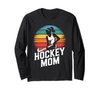 Mother Mum Mom of A Girl Daughter Who Plays Hockey Long Sleeve T-Shirt