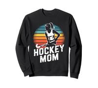 Mother Mum Mom Of A Girl Daughter Who Plays Hockey Sweatshirt