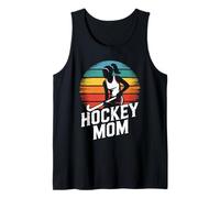 Mother Mum Mom of A Girl Daughter Who Plays Hockey Tank Top