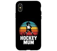 Mother Mum Mom Of A Girl Who Plays Hockey Case for iPhone X/XS