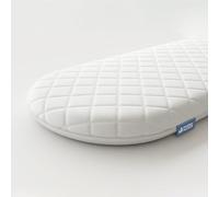 Mother Nurture Classic Foam Moses Basket Mattress (74 x 28 x 3.5cm) Breathable Moses Basket Mattresses For Comfy Night’s Sleep, Hypoallergenic With Removable & Quilted Cover, Lightweight & Portable