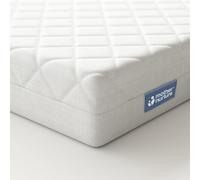 Mother Nurture Classic Quilted Foam Travel Cot Mattress, Polyurethane, 120 x 60 x 5 cm, White