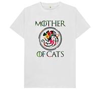 Mother of Cats Kids Womens Mens T Shirt Small Black