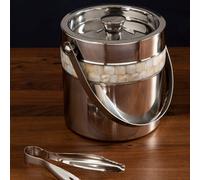 Mother of Pearl Inlay Design Ice Bucket | Mixology