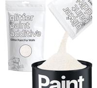Mother of Pearl Iridescent Glitter Paint Additive 100g for Adding Sparkle to Paints & Varnish | Paint Walls Sparkly Add to Emulsion, Acrylic or Lacquer Indoor | Hemway