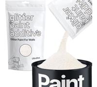 Mother of Pearl Iridescent Glitter Paint Additive Ultrafine 100g for Adding Sparkle to Paints & Varnish | Paint Walls Sparkly Add to Emulsion, Acrylic or Lacquer Indoor | Hemway