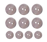 Mother Of Pearl Natural Buttons - 2.5 Cm Wholesale Buttons For Coat With Wide Holes | 10 Pieces Conchiglia Madreper Boots | Manual | 2 Holes Design For The, L