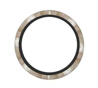 Mother of Pearl The Neoprene Steering Wheel Cover - 15" for Most Cars - is Ergonomically Designed for Safe Driving Comfort