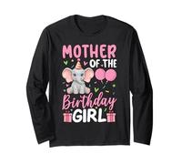 Mother Of The Birthday Girl Elephant Balloons Birthday Long Sleeve T-Shirt