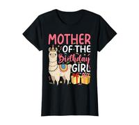 Mother of the Birthday Girl Llama Birthday Party T-Shirt