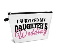 Mother of The Bride Gift from Daughter Makeup Bag Wedding Gifts for Mother in Law Cosmetic Bag Wedding Keepsake Gift Wedding Party Gifts Bridal Shower Gifts for Mother of The Bride Bride's Mom