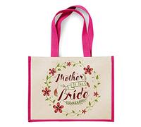 Mother of The Bride Themed Canvas Shopping Jute Bag Valentine/Birthday Gift.