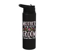 Mother of The Groom I Loved Him First Stainless Steel Insulated Water Bottle