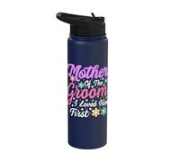 Mother of The Groom I Loved Him First Stainless Steel Insulated Water Bottle