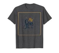 Mother of The Groom My Son His Bride My Joy Floral Wedding T-Shirt, Men, Dark Heather Grey, 3XL