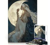Mother of The Moon Adult Jigsaw Puzzles 1000 Pieces Strong Logic Indoor Fun Joyful Challenge (38x26cm)
